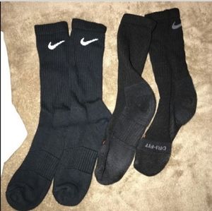 Men’s athletic jock crew black gym socks [custom]